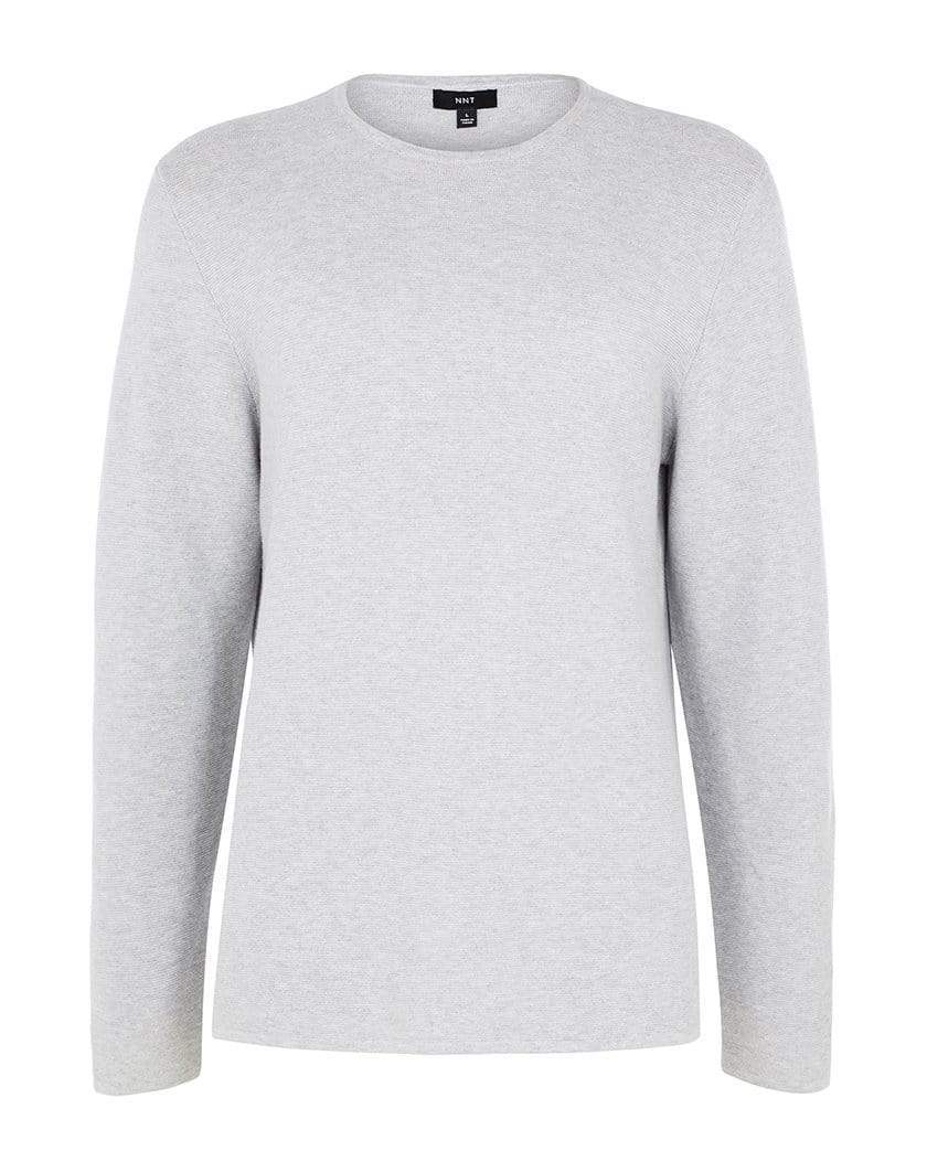 NNT Long Sleeve Knit Jumper CATE38 Corporate Wear NNT Grey S